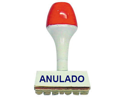 Sello comercial Anulado