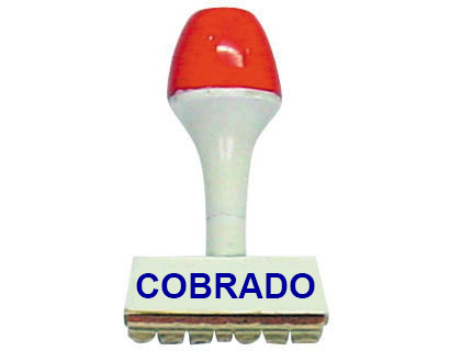 Sello comercial Cobrado