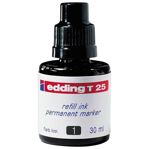 Tinta para rotulador negro T25 Edding