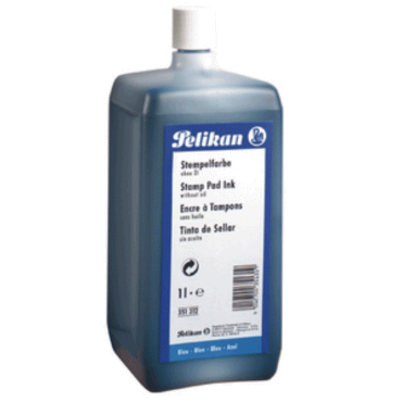 Tinta para tampón azul 1 l Pelikan