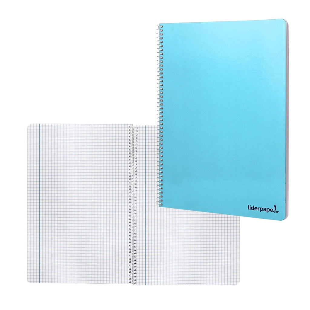 Cuaderno de espiral Folio cuadriculado 80 hojas