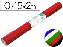 Rollo PVC adhesivo brillo 0,45 x 2 mts Liderpapel unicolor