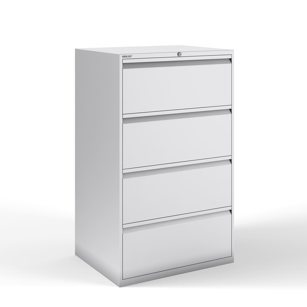 Archivador Bisley Premium Doble 4 cajones 1321 x 800 x 622 mm DF4