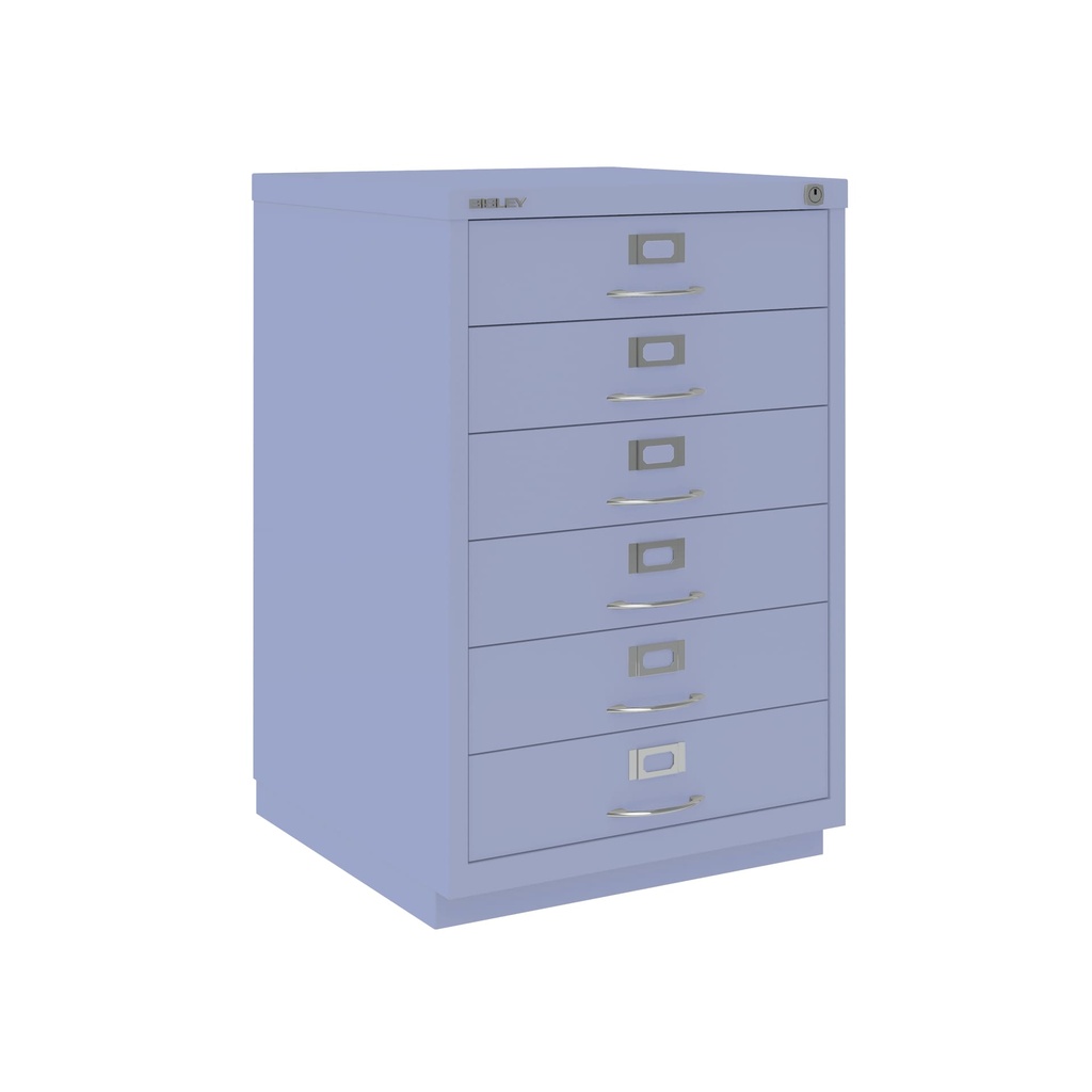 Cajonera Bisley Serie F 6 cajones personales A4 Classic 711 x 470 x 470 mm 049