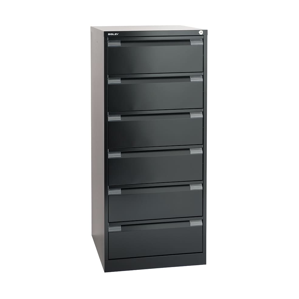 Archivador para fichas Bisley B96 de 6 cajones A5 1321 x 568 x 622 mm