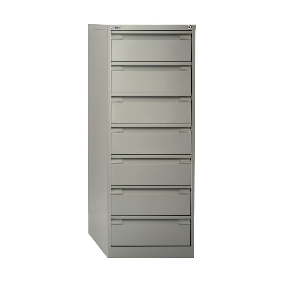 Archivador para fichas Bisley B85 de 7 cajones A5 1321 x 518 x 622 mm