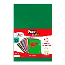 Goma Eva 40 x 60 cm 2 mm verde oscuro Fixo Kids bolsa de 10 láminas