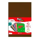 Goma Eva 40 x 60 cm 2 mm marrón Fixo Kids bolsa de 10 láminas 