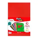 Goma Eva 40 x 60 cm 2 mm roja Fixo Kids bolsa de 10 láminas 