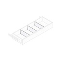 Separadores de cajón telescópico para armario Bisley EuroTambour (Pack de 3) ET4DW4DP3PS