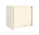 Armario metálico con puerta corredera lisa Glide 743 x 800 mm