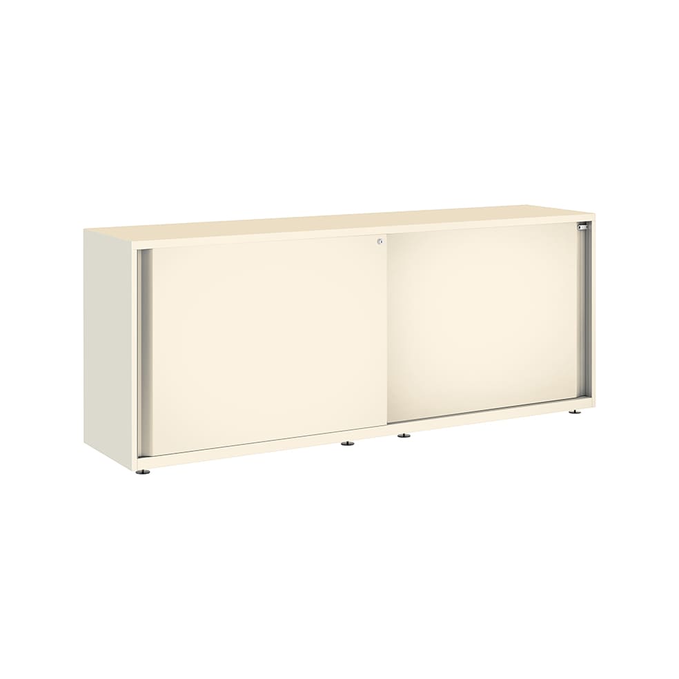 Armario metálico con puerta corredera lisa Glide 743 x 2400 mm