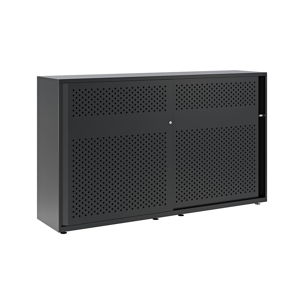 Armario metálico con puerta corredera perforada Glide 1149 x 2000 mm