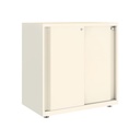 Armario metálico con puerta corredera lisa Glide 807 x 800 mm