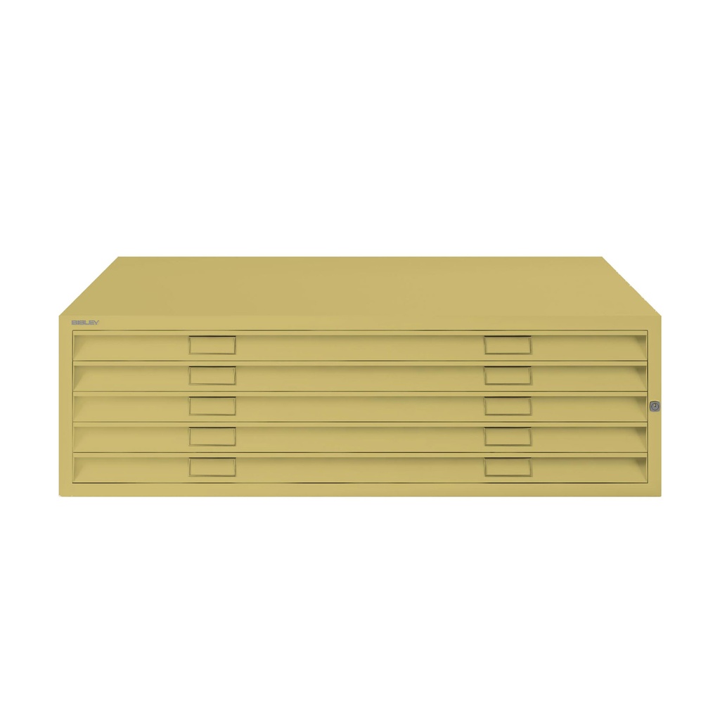 Módulo para archivador de planos A0 de 5 cajones Bisley 460 406 x 1359 x 927 mm