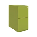 Cajonera móvil Bisley Note con 2 cajones de archivo 645 x 300 x 565 mm NW352M7FF