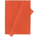 Papel de seda 50 x 75 cm. 25 hojas naranja Fixo 