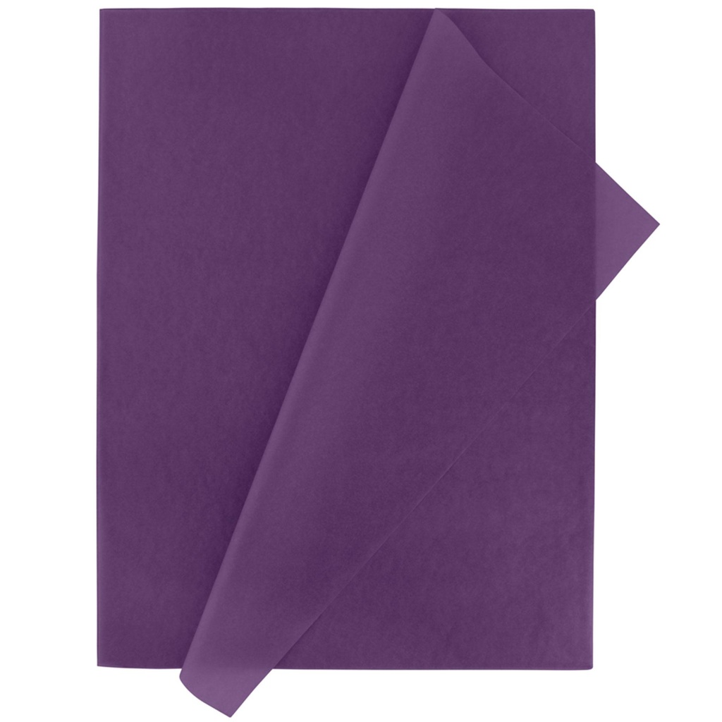 Papel de seda 50 x 75 cm. 25 hojas violeta Fixo