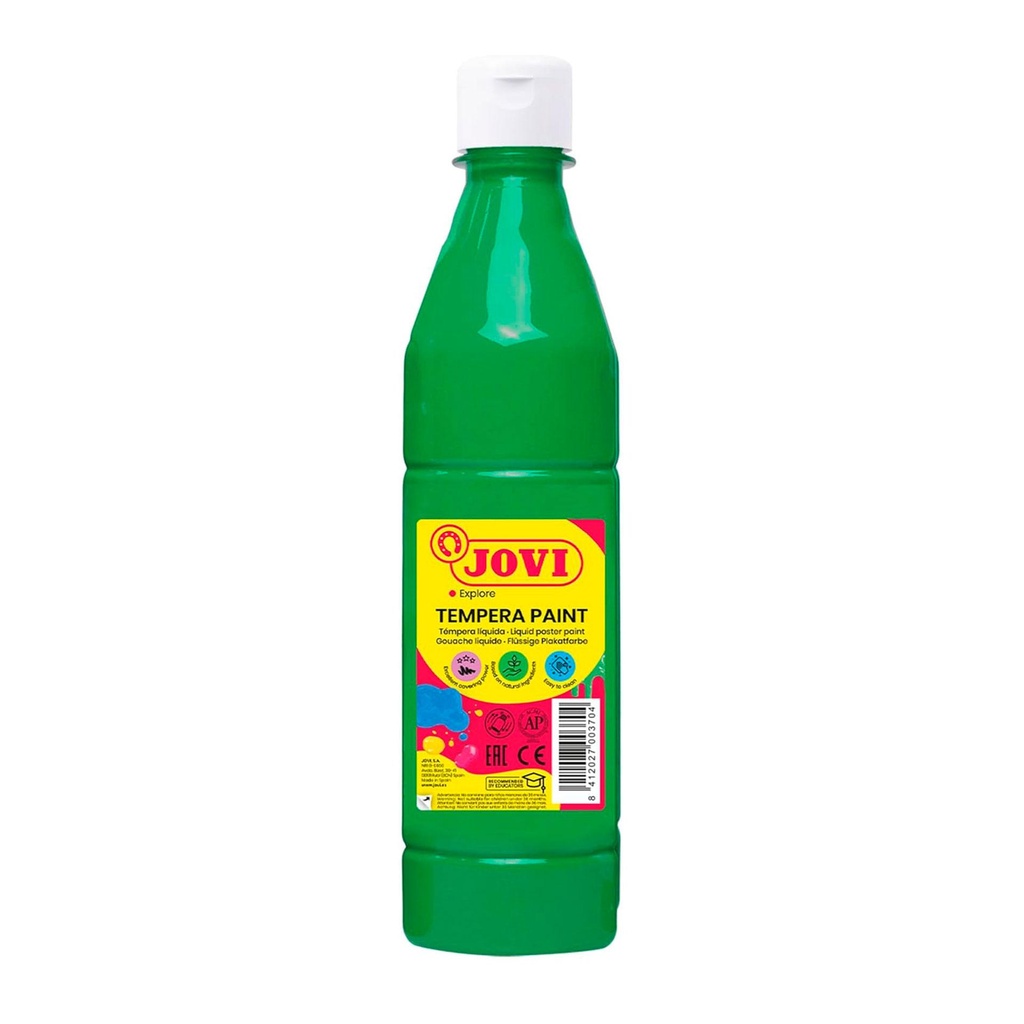 Témpera escolar líquida 500 ml Jovi verde medio