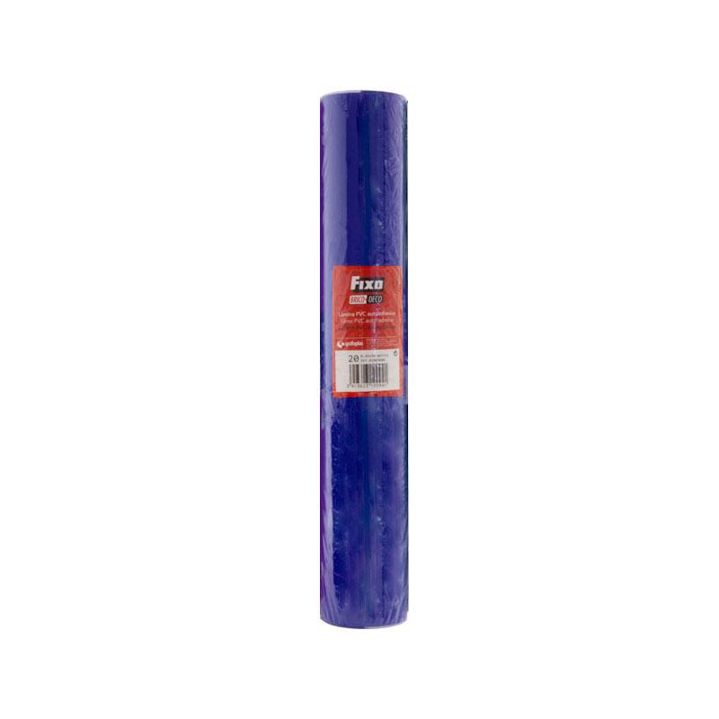 Rollo PVC adhesivo brillo azul 0,45 x 20 m Fixo Brico+Deco 