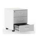 Cajonera móvil de melamina Actiu con 3 cajones personales 56 x 41 x 55 cm J132 Express