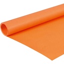 Bobina de papel kraft naranja 1 x 25 m