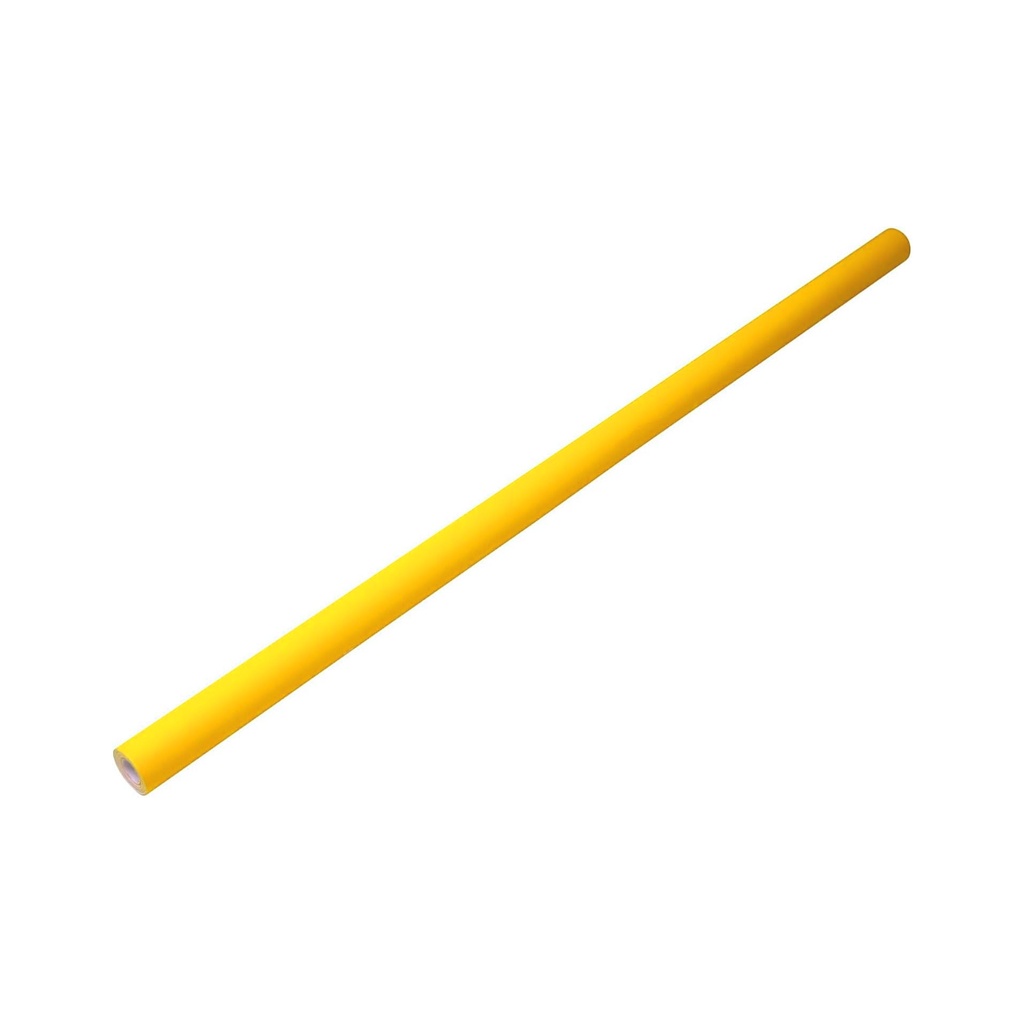 Bobina de papel kraft amarillo 1 x 5 m