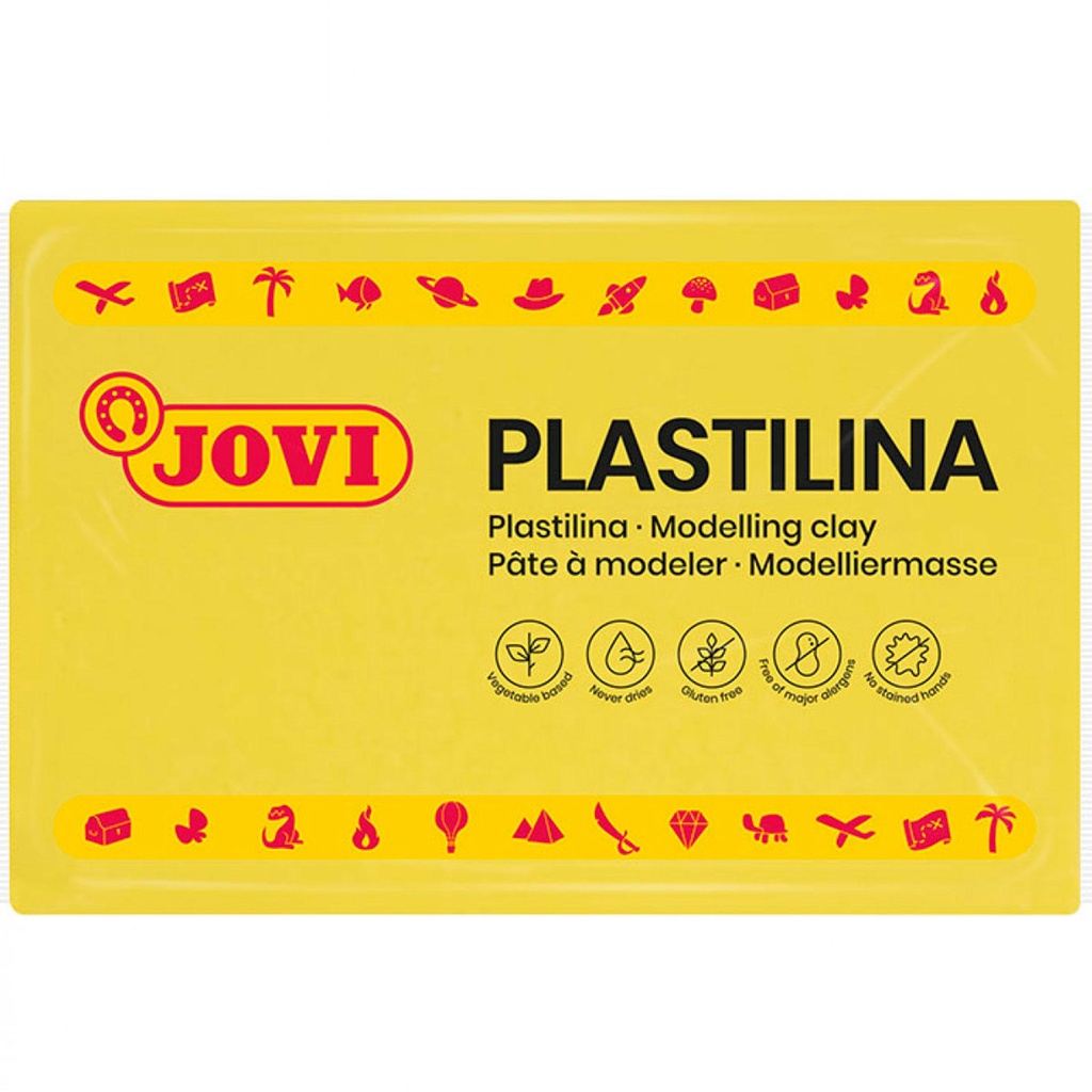 Plastilina amarillo claro 350 g Jovi