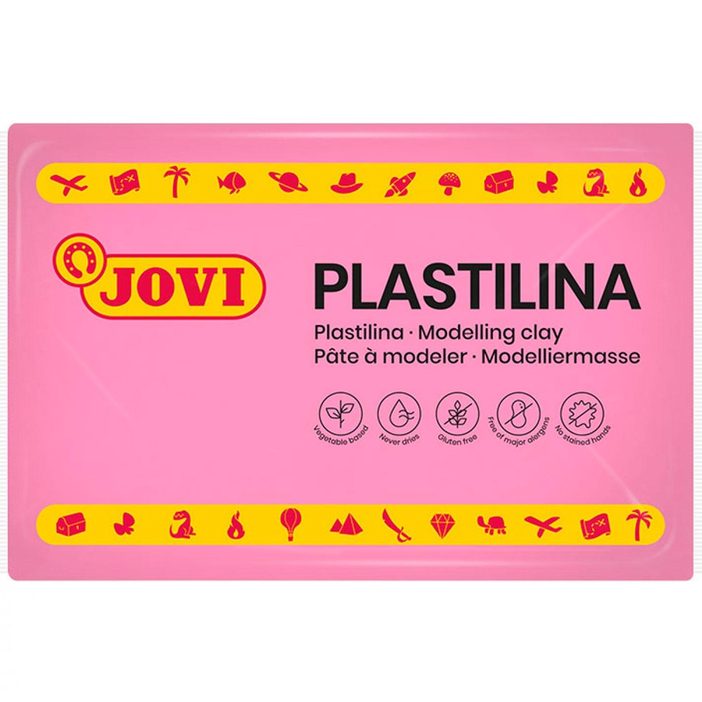 Plastilina rosa 350 g Jovi