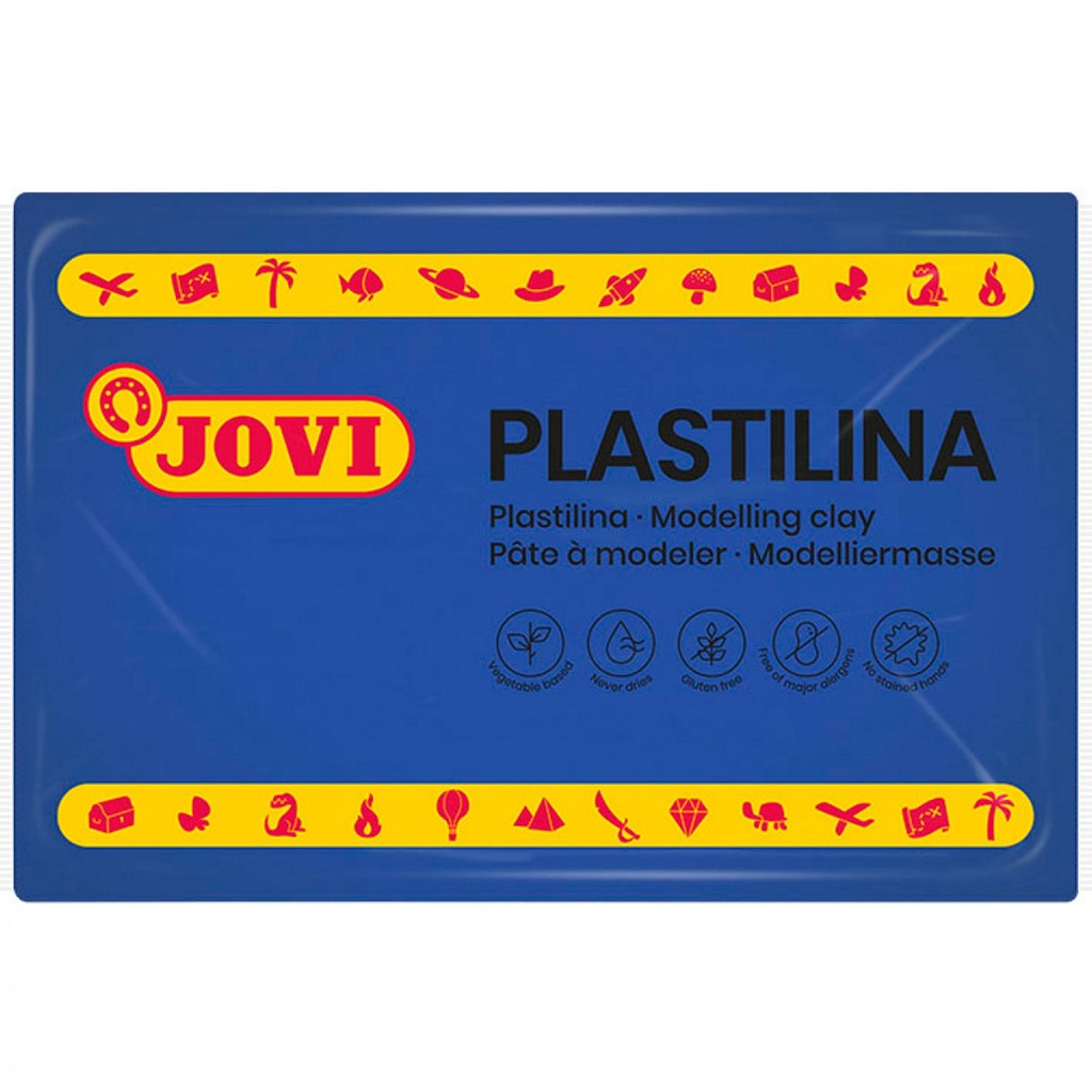 Plastilina azul oscuro 350 g Jovi