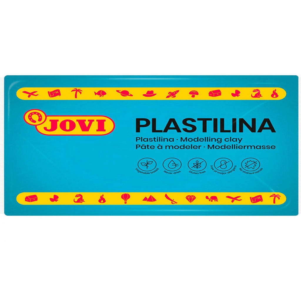 Plastilina azul claro 150 g Jovi