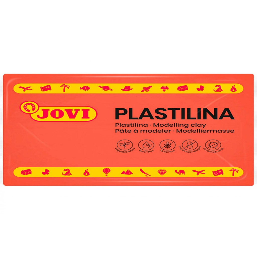 Plastilina marrón 150 g Jovi