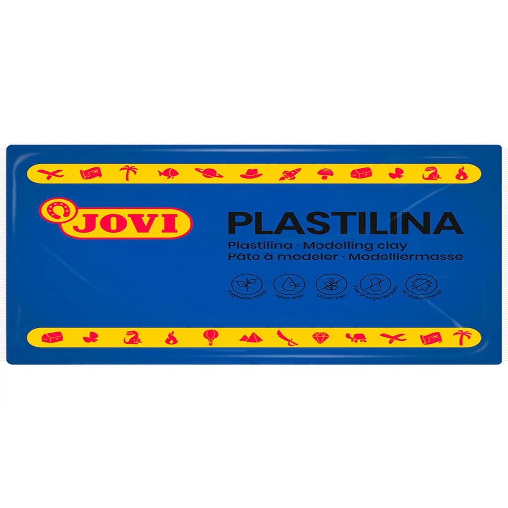 Plastilina azul oscuro 150 g Jovi