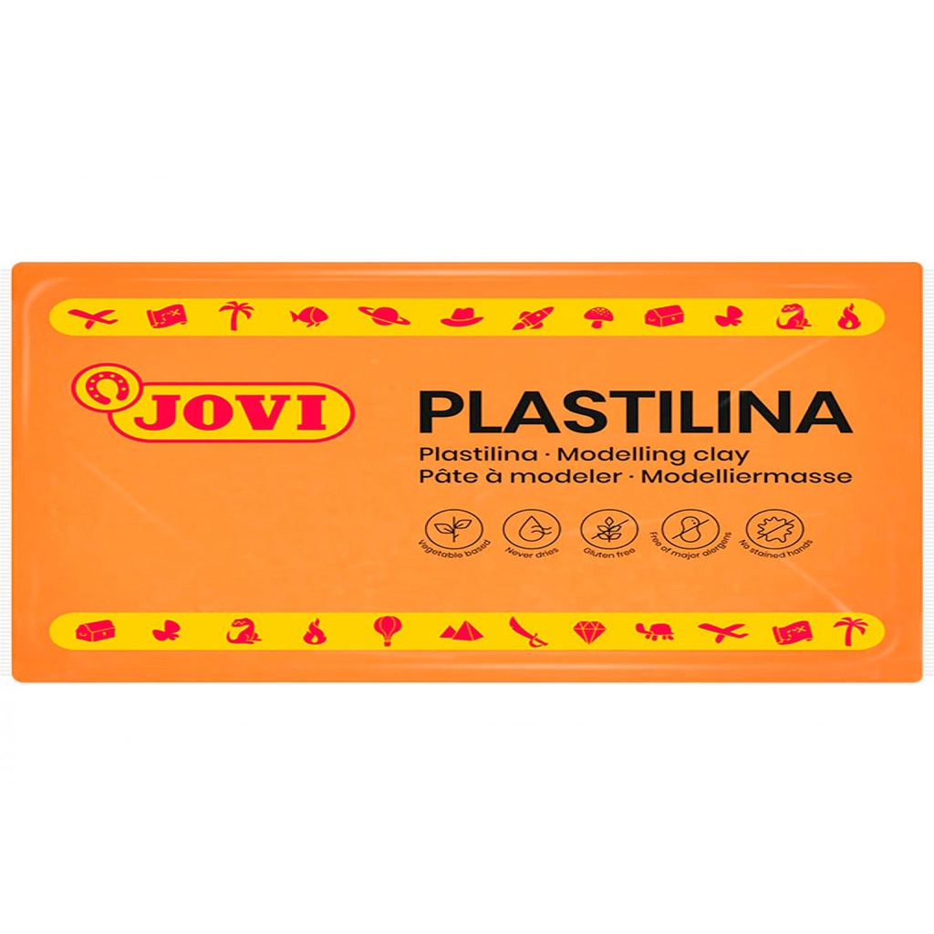 Plastilina naranja 150 g Jovi