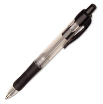 Bolígrafo retráctil Q-Connect 0.7 negro KF00267