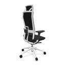 Silla TNK Flex 50 tapizada Express con estructura blanca