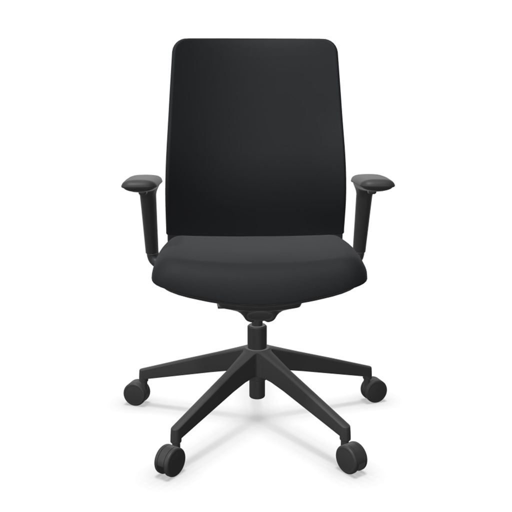 Silla A+S Work 50 negra tapizada Express