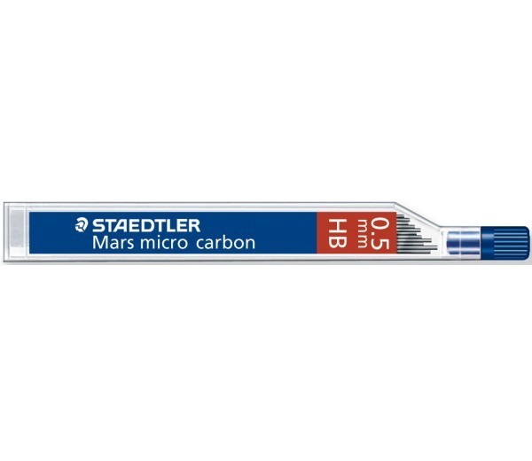 Minas Staedtler Mars Micro Carbon 0,5 mm HB (Tubo de 12 unidades)