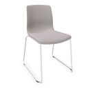 Silla Noom 50 con base patín y asiento acolchado