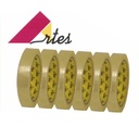 Cinta adhesiva transparente Artés 66 m x 12 mm (Pack 12 unidades)