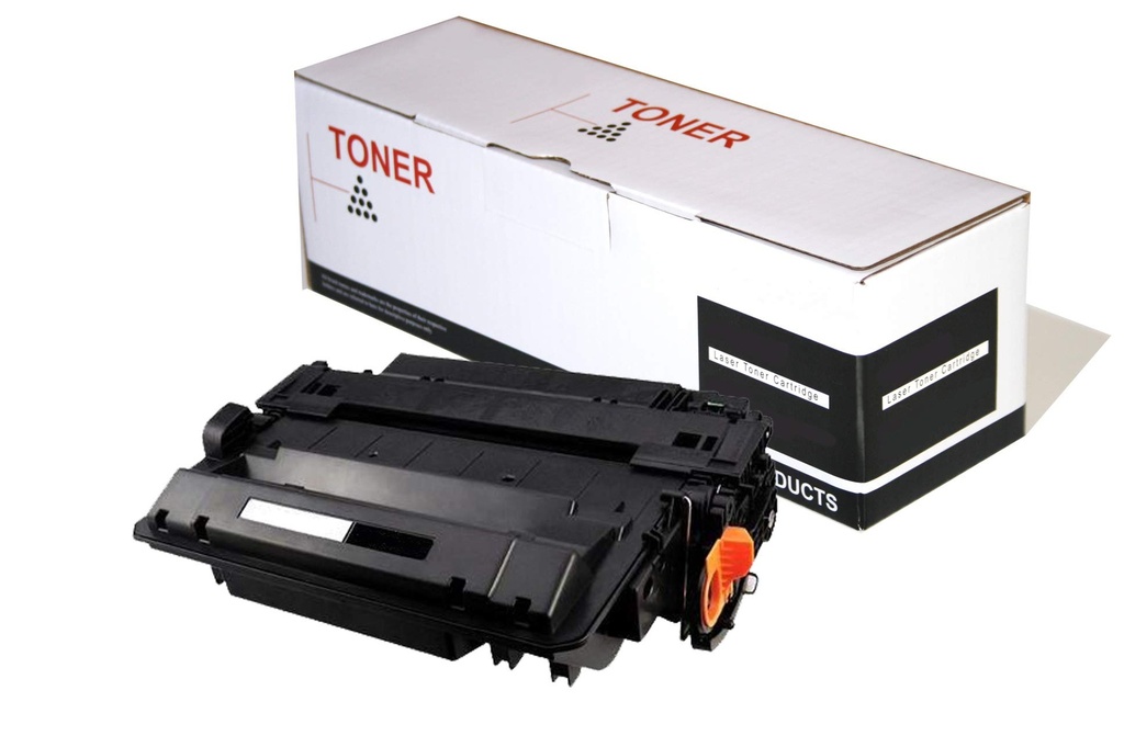 Tóner láser compatible CE255A HP 55A negro