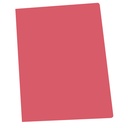 Subcarpeta Folio 180 g/m² roja Gio (Paquete 50 unidades)
