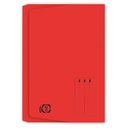 Subcarpeta Pocket Folio 320 g/m² roja Gio (Paquete 25 unidades)