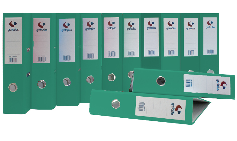 Archivador Folio verde 65 mm Grafcolor (Con defecto)
