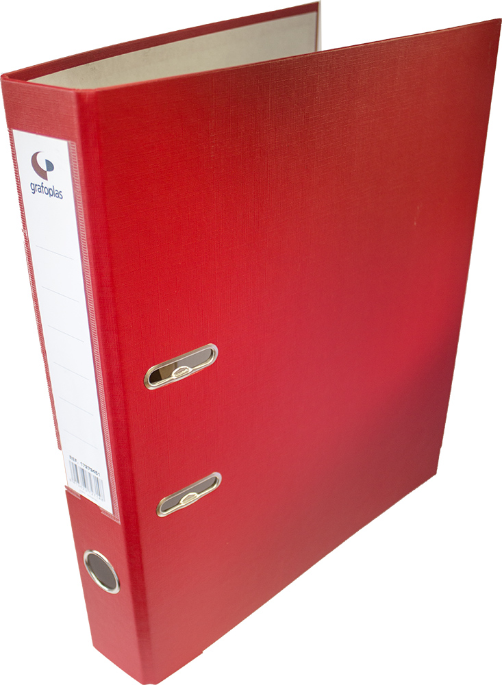 Archivador Folio rojo 45 mm Grafcolor (Con defecto)