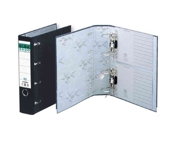 Archivador 4 anillas 2 palancas Elba Negro 100551836