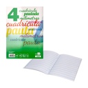 Libreta grapada A5 pautaguía 4 32 hojas Liderpapel