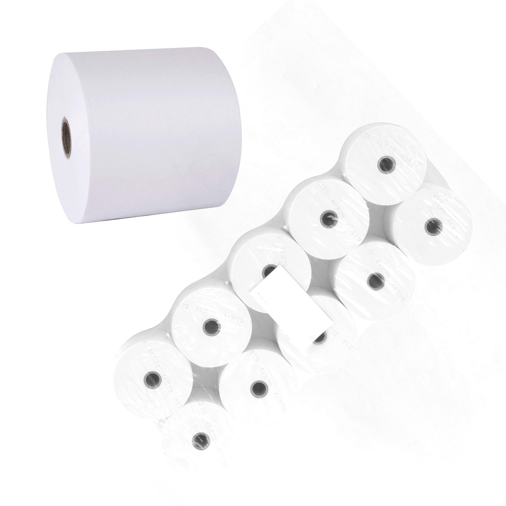 Rollo de papel electra 70 x 65 x 12 mm (Pack 10 unidades)