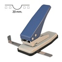 Perforadora de uñero semicircular para papel, PVC y calendarios