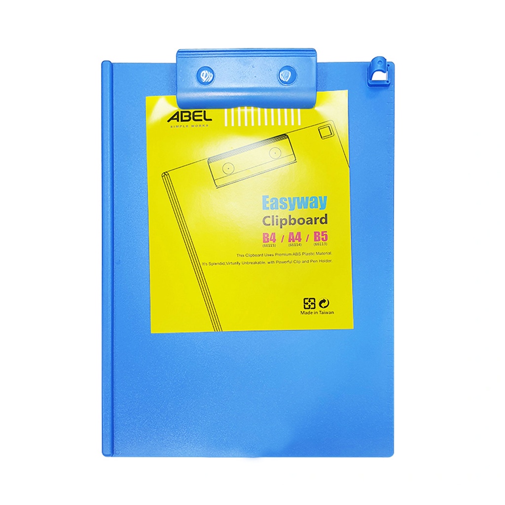 Portanotas grande de plástico extraduro B4 Abel